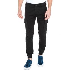 Jack & Jones Paul Warner Spodnie Czarny. Czarne spodnie męskie Jack & Jones, bez wzorów, z elastanu. Za 312,95 zł.