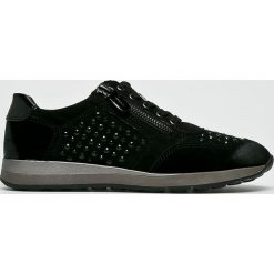 Jana - Buty. Czarne buty sportowe damskie marki Jana, z materiału. W wyprzedaży za 199,90 zł.