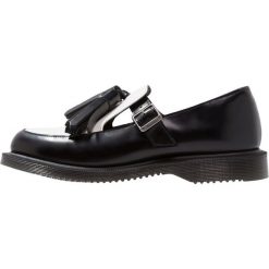Dr. Martens GRACIA Półbuty wsuwane black/white. Czarne mokasyny damskie Dr. Martens, bez wzorów, ze skóry, bez obcasa, bez zapięcia. Za 629,00 zł.