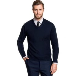 Sweter FABRIZIO SWGR000134. Białe swetry męskie Giacomo Conti, na zimę, m, bez wzorów, z bawełny, eleganckie, z klasycznym kołnierzykiem, bez kaptura. Za 149,00 zł.