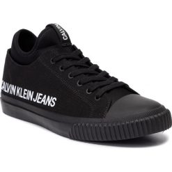 Trampki CALVIN KLEIN JEANS - Icarus B4S0114 Black. Czarne półbuty męskie Calvin Klein Jeans, na co dzień, bez wzorów, z jeansu, bez zapięcia. W wyprzedaży za 379,00 zł.