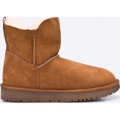 Tamaris - Śniegowce. Brązowe botki damskie skórzane marki Tamaris. W wyprzedaży za 329,90 zł.