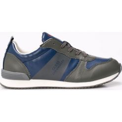 Guess Jeans - Buty dziecięce. Szare buty chłopięce sportowe marki Guess Jeans, z jeansu. W wyprzedaży za 159,90 zł.