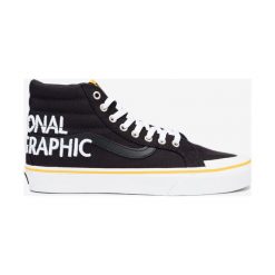 Vans Sk8-Hi Reissue 13 Tenisówki Czarny. Czarne trampki męskie Vans, z haftami, z materiału, bez zapięcia. Za 421,95 zł.