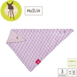 Lassig - Muślinowa Apaszka Diamonds girls. Fioletowe apaszki damskie marki Lässig, eleganckie. Za 25,00 zł.