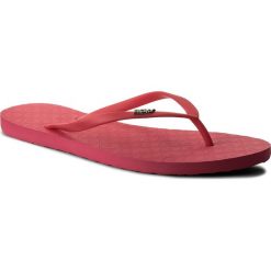 Japonki ROXY - ARJL100663 Bry. Różowe klapki damskie Roxy, bez wzorów, z tworzywa sztucznego, bez obcasa. Za 60,00 zł.