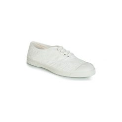 Buty Bensimon TENNIS BRODERIE ANGLAISE. Białe trampki i tenisówki damskie Bensimon, bez wzorów, bez zapięcia. Za 169,00 zł.
