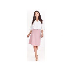 Elegancka, rozszerzana spódnica midi. Różowe spódniczki damskie Bird, bez wzorów, eleganckie, midi. Za 116,00 zł.