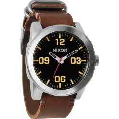 Biżuteria i zegarki męskie: Zegarek męski Black Brown Nixon Corporal A2431019
