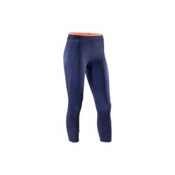Legginsy fitness kardio 7/8 120 damskie. Czerwone legginsy damskie do fitnessu DOMYOS, l, z podwyższonym stanem. Za 49,99 zł.