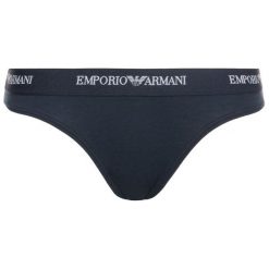 Figi klasyczne Emporio Armani Underwear 162525 CC317 00135. Niebieskie figi damskie Emporio Armani Underwear, xl, bez wzorów, z elastanu. W wyprzedaży za 99,00 zł.