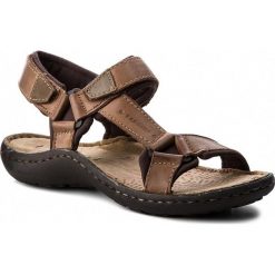 Sandały LASOCKI FOR MEN - MI18-975 Camel. Pomarańczowe klapki męskie Lasocki For Men, bez wzorów, ze skóry. Za 119,99 zł.