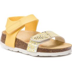 Sandały SUPERFIT - 4-00123-60 M Gelb M. Żółte sandały dziewczęce Superfit, ze skóry ekologicznej, bez zapięcia. Za 159,00 zł.