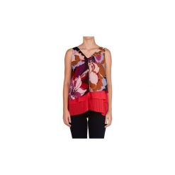 Bluzki Kaos Collezioni LP1TZ079. Bluzki damskie Kaos Collezioni, bez wzorów, bez kołnierzyka, bez rękawów. Za 249,44 zł.