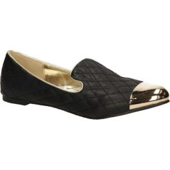 LORDSY LU BOO XT58-5802. Czarne mokasyny damskie marki Luboo, bez obcasa. Za 19,99 zł.