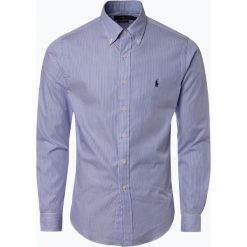 Polo Ralph Lauren - Koszula męska – Slim Fit, niebieski. Niebieskie koszule męskie Polo Ralph Lauren, xxl, bez wzorów, klasyczne, polo, bez rękawów. Za 499,95 zł.