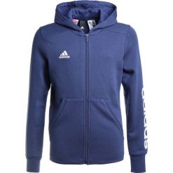 Adidas Performance LINEAR Bluza rozpinana nobind/white. Niebieskie bluzy dziewczęce adidas Performance, z bawełny. W wyprzedaży za 152,15 zł.