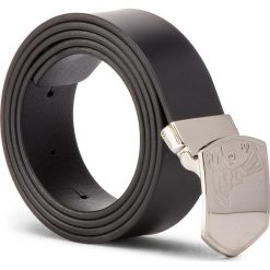 Pasek Męski VERSACE COLLECTION - V910238 VM00432 V000 95 Czarny. Czarne paski męskie marki Versace Collection, w paski, ze skóry. Za 1029,00 zł.