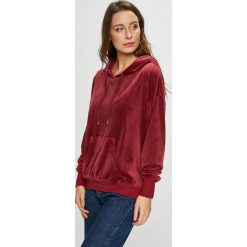 Only - Bluza. Niebieskie bluzy damskie marki ONLY, s, bez wzorów, z elastanu, bez rękawów, z kapturem. W wyprzedaży za 69,90 zł.