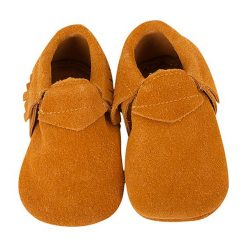 Buciki niemowlęce: Skórzane buty niemowlęce „Original” w kolorze jasnobrązowym