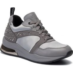 Sneakersy LIU JO - Karlie 23 B69031 PX043 Grey 01072. Szare półbuty damskie Liu Jo, bez wzorów, z zamszu, bez obcasa, na obcasie, bez zapięcia. Za 759,00 zł.