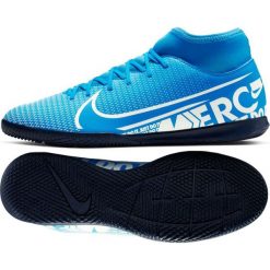 Buty halowe Nike Mercurial Superfly 7 Club Ic M AT7979-414. Niebieskie buty sportowe męskie Nike, z tkaniny, na sznurówki, do piłki nożnej. W wyprzedaży za 269,00 zł.