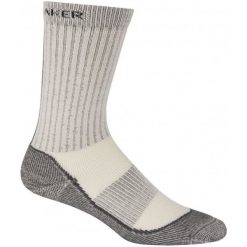 Skarpetki męskie: Icebreaker Skarpetki Trekkingowe Mens Hike Basic Medium Crew Silver/Black/Oil S