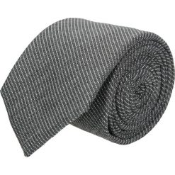 Krawaty męskie: krawat cotton szary classic 203