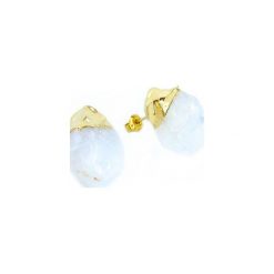 Earrings Opalit Surowy Złoto. Żółte kolczyki damskie Brazi druse jewelry, złote, na sztyftcie. Za 170,00 zł.