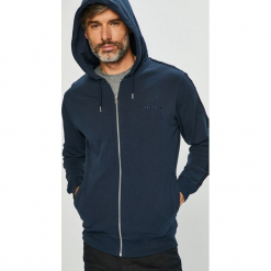 Diesel - Bluza. Szare bluzy męskie Diesel, xxl, z nadrukiem, z bawełny, z kapturem, bez rękawów, z kapturem. W wyprzedaży za 219,90 zł.