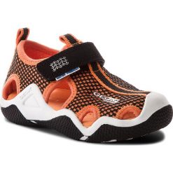 Sandały chłopięce: Sandały GEOX – J Wader C J5230C 01415 C0038 S Black/Orange