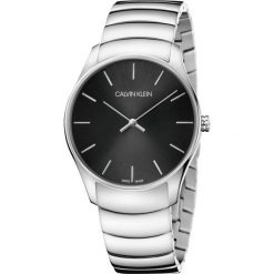 Calvin Klein Classic Too Zegarek Srebrny. Szare zegarki męskie Calvin Klein, srebrne. Za 867,95 zł.