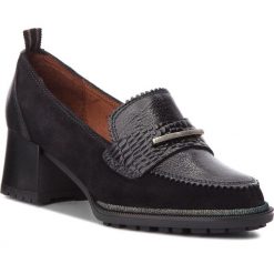 Półbuty HISPANITAS - Parsley CHI87741 Black. Czarne półbuty damskie marki Hispanitas, bez wzorów, ze skóry, eleganckie, bez obcasa, na obcasie, bez zapięcia. W wyprzedaży za 359,00 zł.
