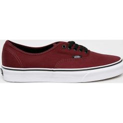 Vans - Tenisówki AUTHENTIC. Brązowe trampki męskie Vans, z aplikacjami, z gumy. W wyprzedaży za 189,90 zł.