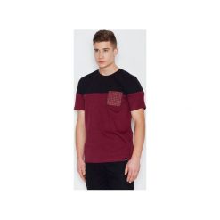 Koszulka V024 Bordo. Czerwone koszulki męskie VISENT, xxl, bez wzorów, bez kołnierzyka, bez rękawów. Za 85,00 zł.