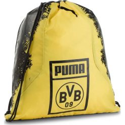 Plecak PUMA - Bvb Fan Gym Sack 075568 01 Puma Black/Cyber Yellow. Czarne plecaki męskie Puma, bez wzorów, z materiału, sportowe. W wyprzedaży za 59,00 zł.