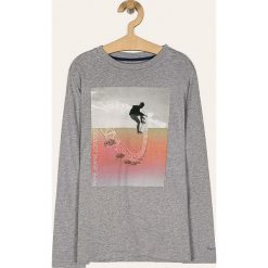 Pepe Jeans - Longsleeve dziecięcy Edgar 104-180 cm. Szare t-shirty chłopięce Pepe Jeans, z nadrukiem, z bawełny, z długim rękawem. Za 139,90 zł.