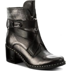 Botki CARINII - B4053 K73-E50-POL-861. Czarne buty zimowe damskie Carinii, ze skóry. W wyprzedaży za 249,00 zł.
