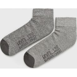 Levi's - Skarpety (2-pack). Szare skarpetki męskie marki Levi's®, z bawełny. Za 39,90 zł.