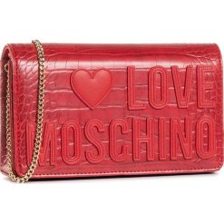 Torebka LOVE MOSCHINO - JC4063PP1BLH150A Rosso. Czerwone torebki klasyczne damskie Love Moschino, bez wzorów, ze skóry ekologicznej, wizytowe, bez dodatków. Za 529,00 zł.