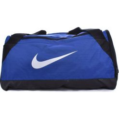 Nike Brasilia Tr Duffel Bag M BA5334-480 torba uniseks niebieskie One size. Niebieskie torby podróżne Nike, w paski, z poliesteru, sportowe. W wyprzedaży za 129,99 zł.