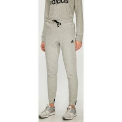 Adidas Performance - Spodnie. Szare spodnie sportowe damskie marki adidas Performance, l, z bawełny. Za 229,90 zł.