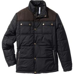 Kurtka zimowa ocieplana Regular Fit bonprix czarny. Czarne kurtki męskie zimowe marki WED'ZE, m, z materiału. Za 239,99 zł.