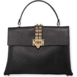 Torebki klasyczne damskie: Skórzana torebka „Aimie” w kolorze czarnym – 30 x 10 x 23 cm
