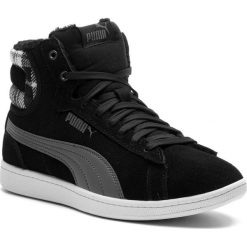 Sneakersy PUMA - Vikky Mid WTR 366808 01 Puma Black/Iron Gate. Czarne półbuty damskie Puma, z zamszu. W wyprzedaży za 199,99 zł.