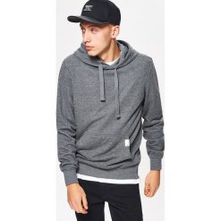 Bluza BASIC z kapturem - Szary. Szare bluzy męskie rozpinane marki Cropp, l, z kapturem. Za 79,99 zł.