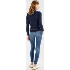 Kardigany damskie: Lacoste LIVE Kardigan marine/ blanc