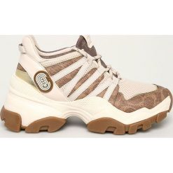 Coach - Buty. Brązowe buty sportowe damskie Coach, bez wzorów, z materiału, sportowe. W wyprzedaży za 629,90 zł.