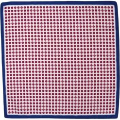 Stylowa, Męska Poszetka w Czerwone Kwiatki CHATTIER POSZCH0190. Czerwone poszetki męskie Chattier, w kwiaty, z materiału, eleganckie. Za 27,00 zł.