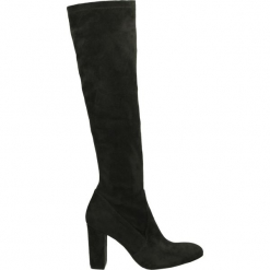 Kozaki - 1629 LAY GRIG. Czarne buty zimowe damskie Venezia, z materiału. Za 249,00 zł.